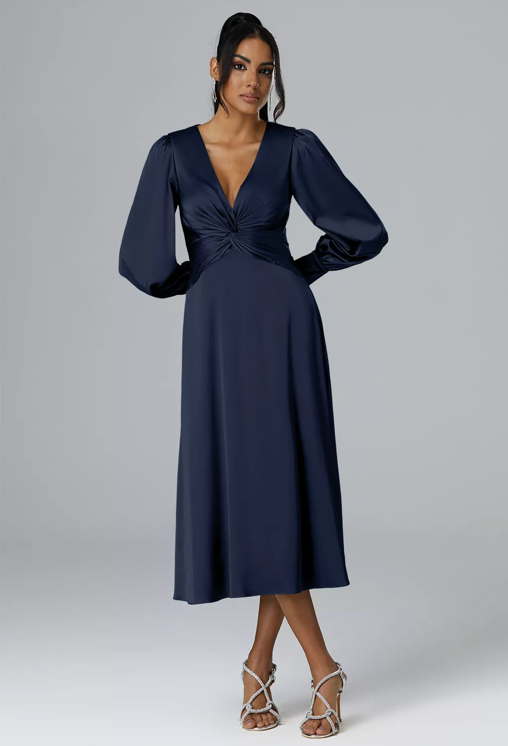 AW Sibylla Dark Navy  Cocktail Wedding Guest Dresses